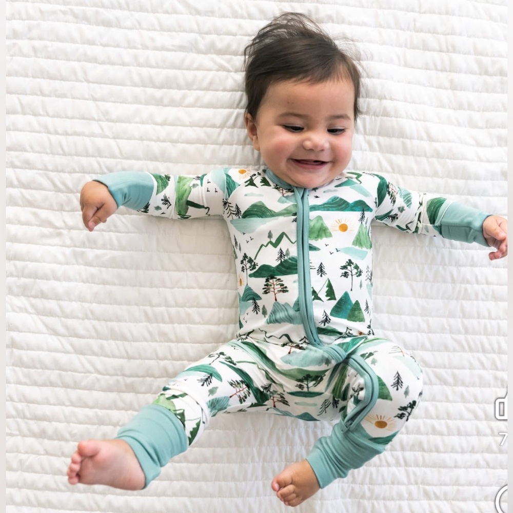 NWT Little Sleepies Mountain Mist Zippy - 6-12 months (SOLD OUT PRINT)